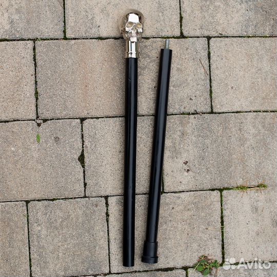 Трость деревянная светлая 