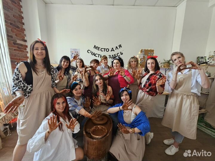 Девичник в гончарной студии