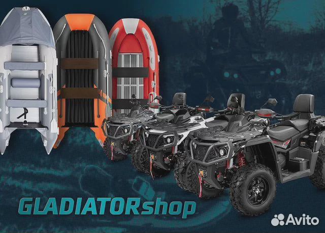 Надувная лодка gladiator D450AL светло/темносерая