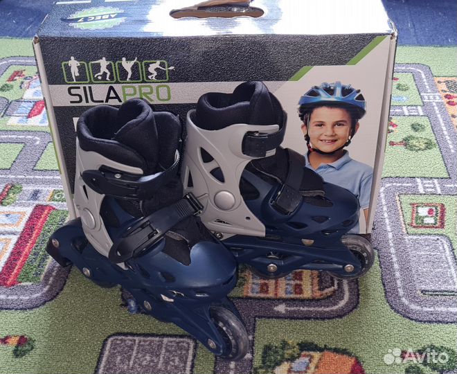 Ролики раздвижные для мальчика 31-34 р