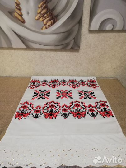 Рушник старинный хб 170*40