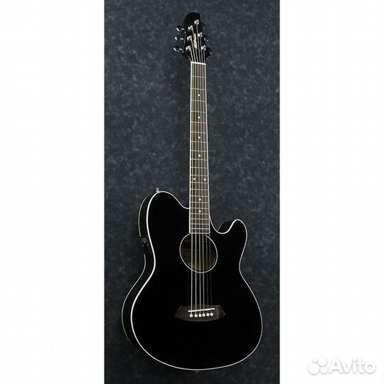 Электроакустическая гитара Ibanez TCY10E-BK Black