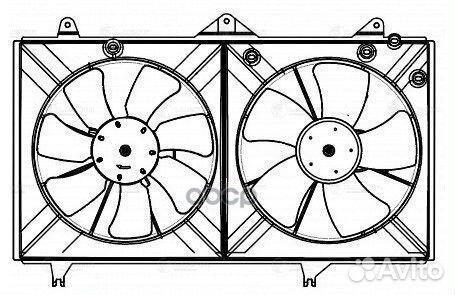Вентилятор радиатора toyota camry (XV30) (01)