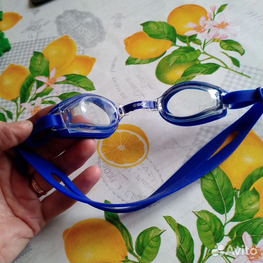 Шапочка и 2-е очков д/плавания