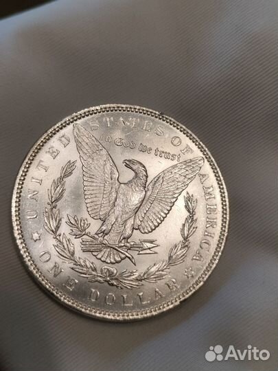 Монета доллар Моргана 1888 год
