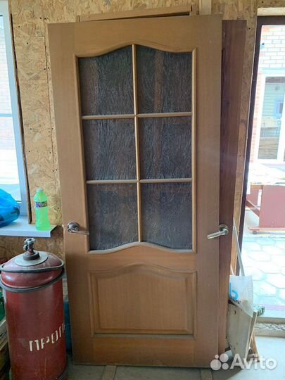 Дверь деревянная бу без коробки