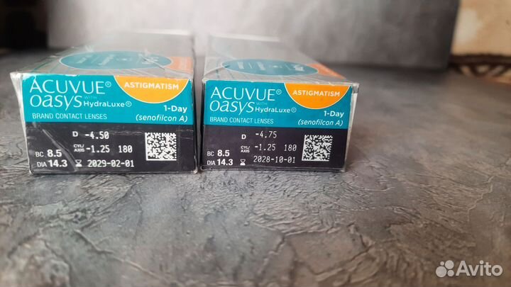 Контактные линзы Acuvue Oasys Astigmatism