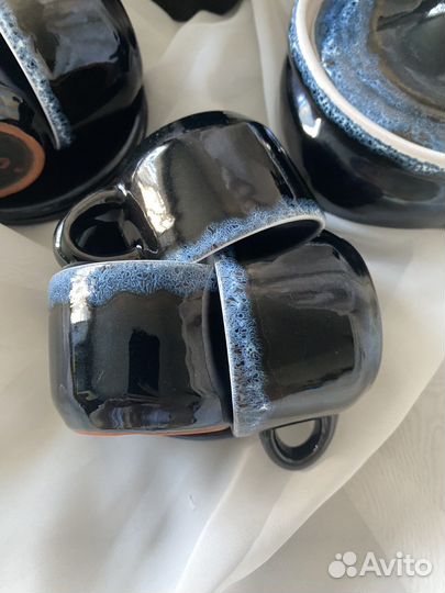 Кофейный чайный сервиз керамика СССР