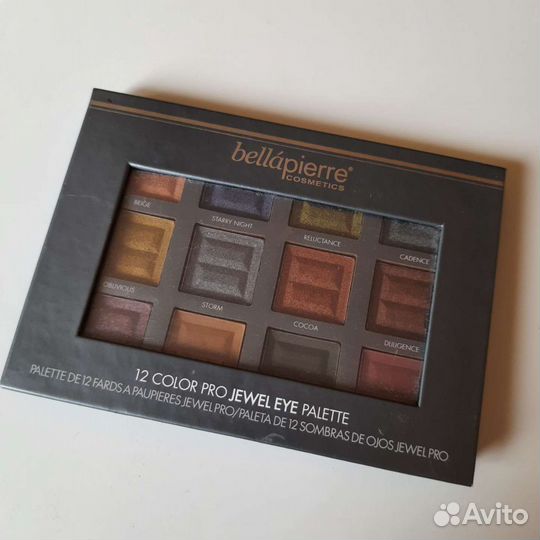 Палетка проф. теней bellapierre