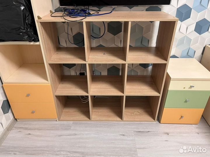 Стеллаж / Модуль / Стеллаж деревянный