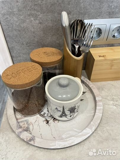 Подставка органайзер из бамбука