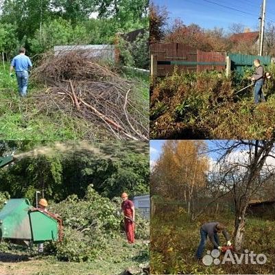 Вспашка земли. Выравнивание участка. Расчистка уча