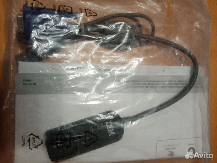 Кабель IBM 46M4028 USB Virtual Media KVM Switch