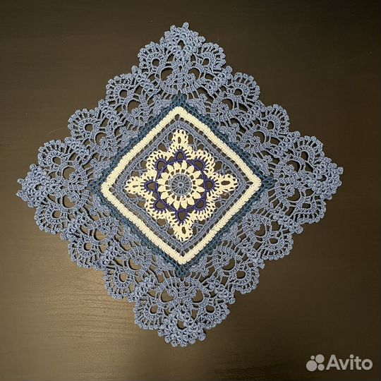 Салфетки вязанные крючком, кружево