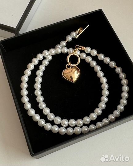 Чокер колье серьги