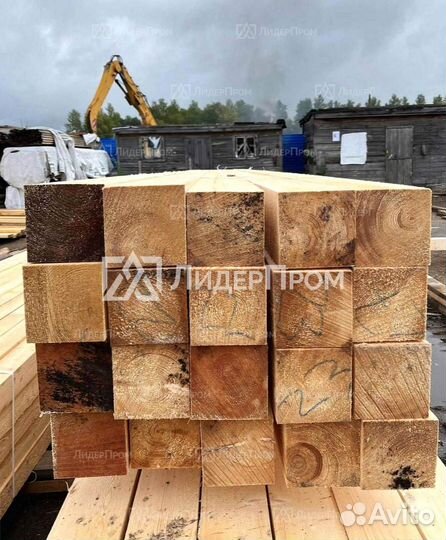 Куб бруса 100Х100Х6000 1-с. ест.в