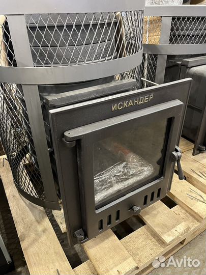 Чугунная печь для бани Гефест Искандер 18