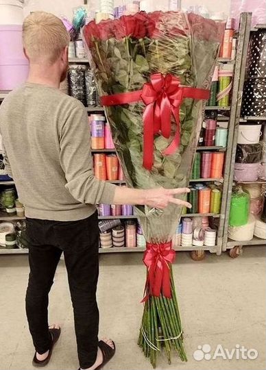 Высокие розы Гигантские розы Доставка цветов