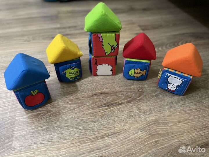 Мягкие обучающие кубики к’s kids