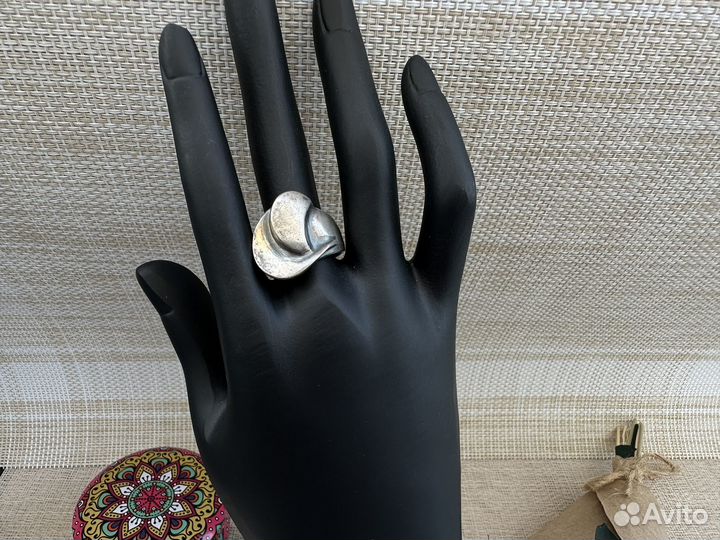 Кольцо серебро 925 старая Европа патина мастер