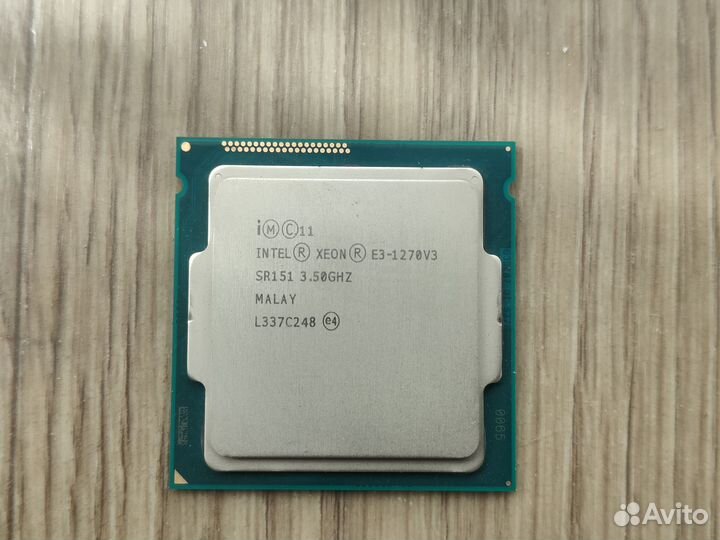 CPU LGA 1150 Intel Xeon E3-1270 V3 (i7-4770) 4C/8T