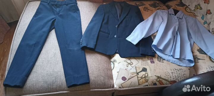 Школьная форма синяя для мальчика 122