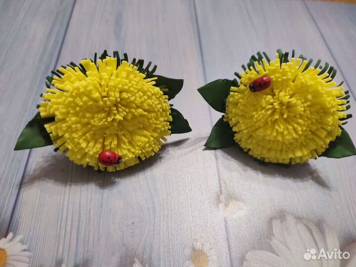 Одуванчики резинки для волос