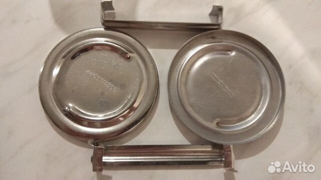 Крышки из нержавейки со скобами (хомутами)