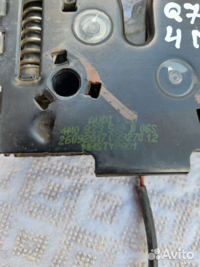 4M0823509B Замок капота Audi Q7 4M 2015-2023г