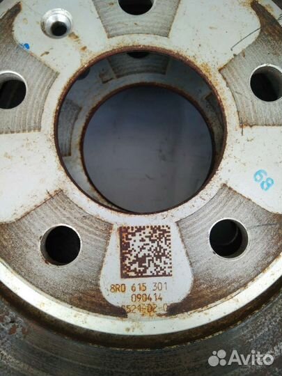 Тормозные диски передние audi 8R0 615 301
