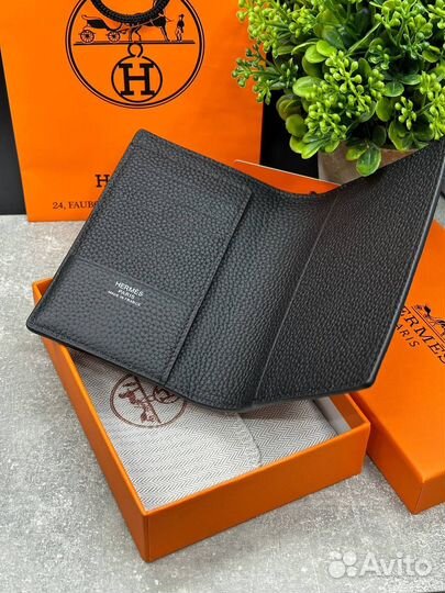 Обложка на паспорт hermes натуральная кожа