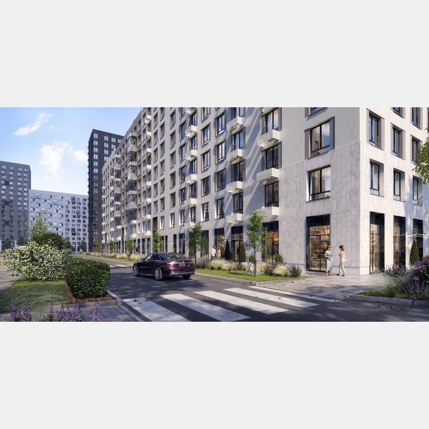 2-к. квартира, 52,4 м², 12/17 эт.