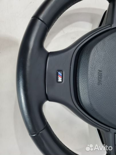 Руль BMW F10 M Sport с лепестками