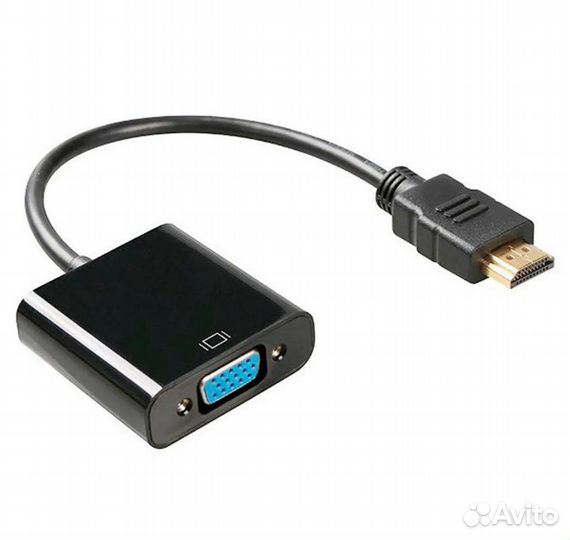 Адаптер hdmi на VGA черный
