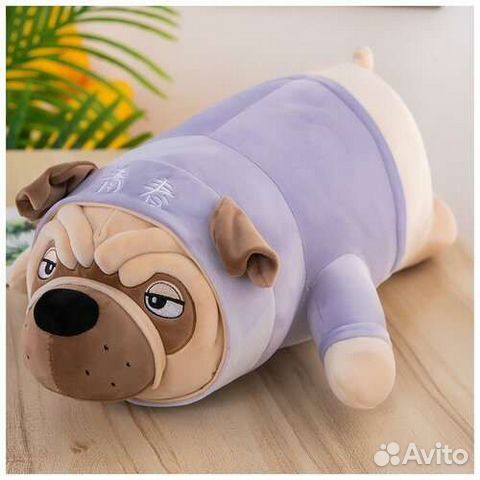 Мягкая игрушка Мопс Батон 70 см