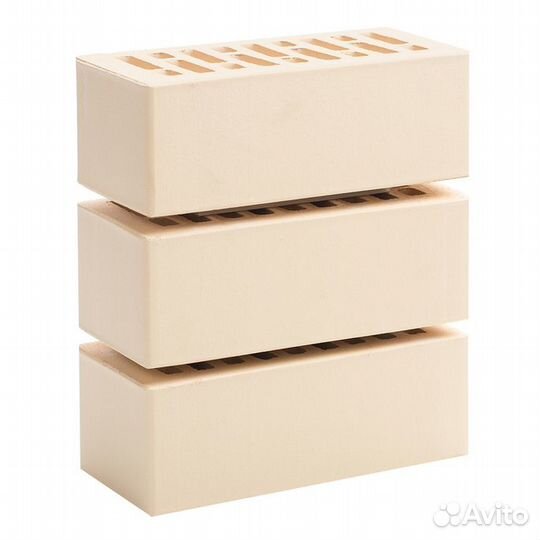 Кирпич облицовочный слоновая кость строма