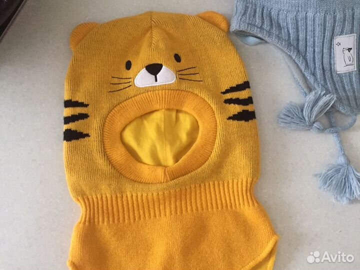 Шапка новая для мальчика на теплую зиму футурино