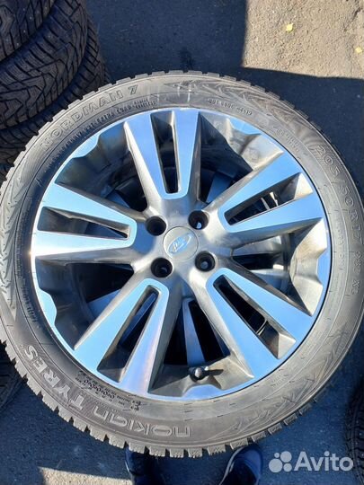 Литые диски 4*100 R17/ Nordman 7 205/50R17