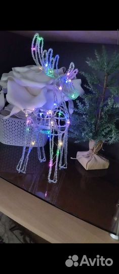 Светодиодный олень