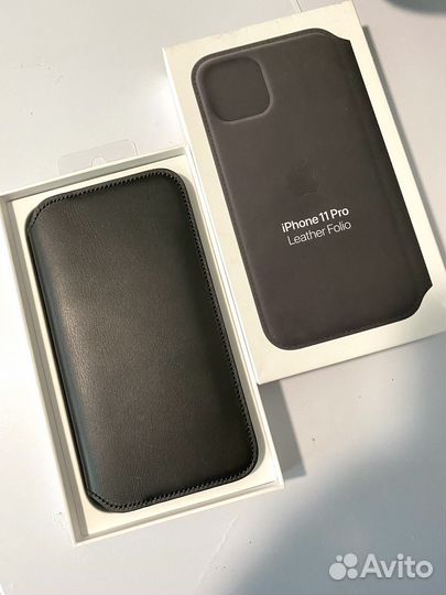 Кожаный чехол iPhone 11 pro