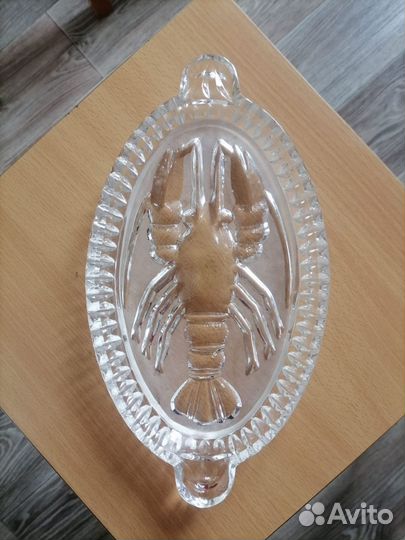 Хрустальная селёдочница СССР