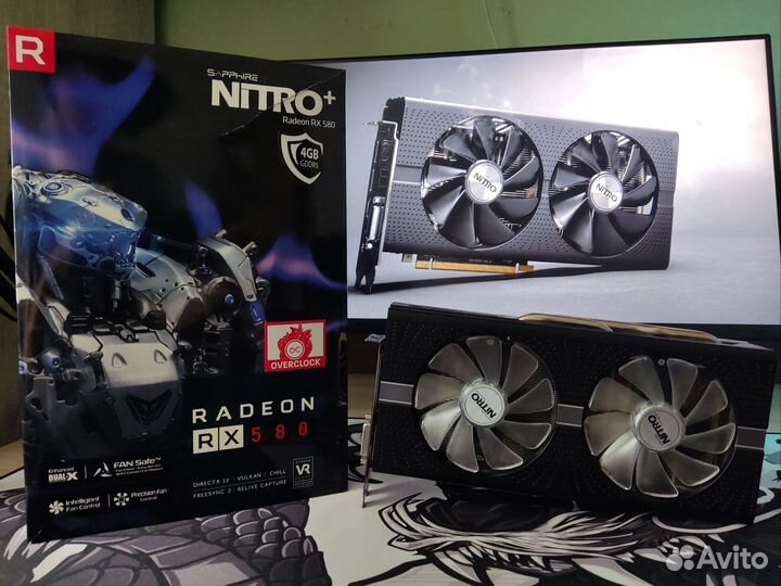 Видеокарта rx 580 sapphire nitro