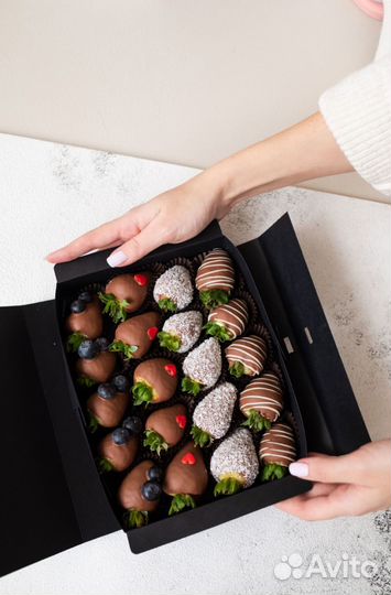 Набор клубники в бельгийском шоколаде