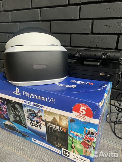 VR очки для ps4 (2ой ревизии) + переходник для ps5