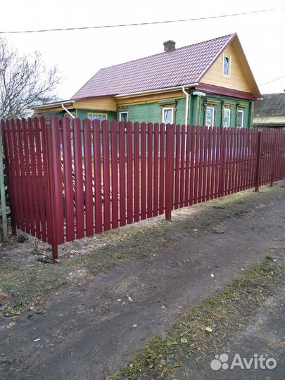 Заборы из профнастила