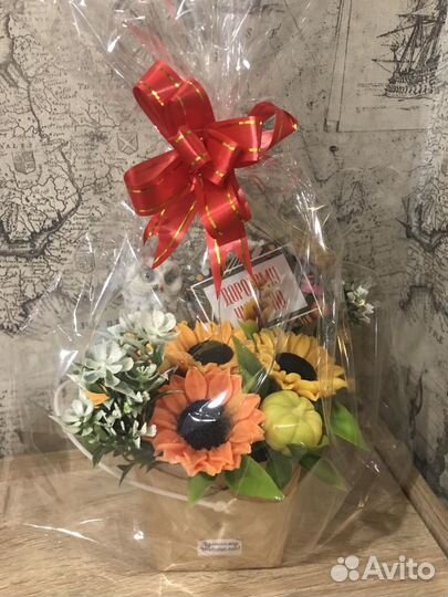 Букеты из мыла на 1 сентября