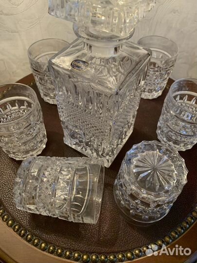 Хрустальный штоф Bohemia