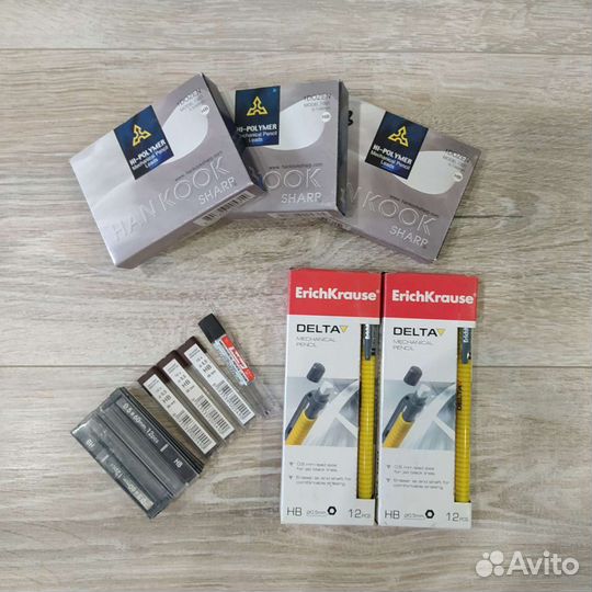 Карандаши новые Erich krause Delta и грифели