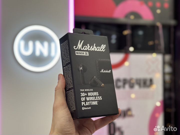 Беспроводные наушники Marshall Minor IV Black