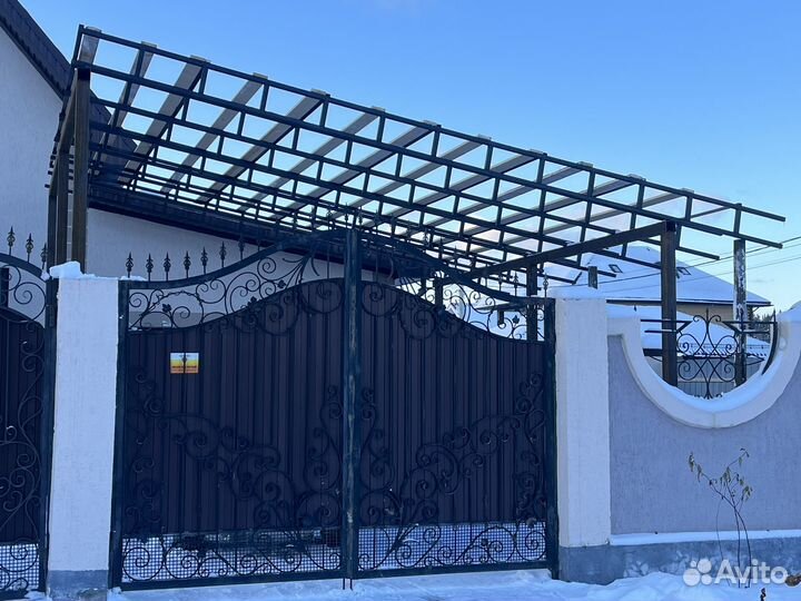 Изготовление откатных ворот